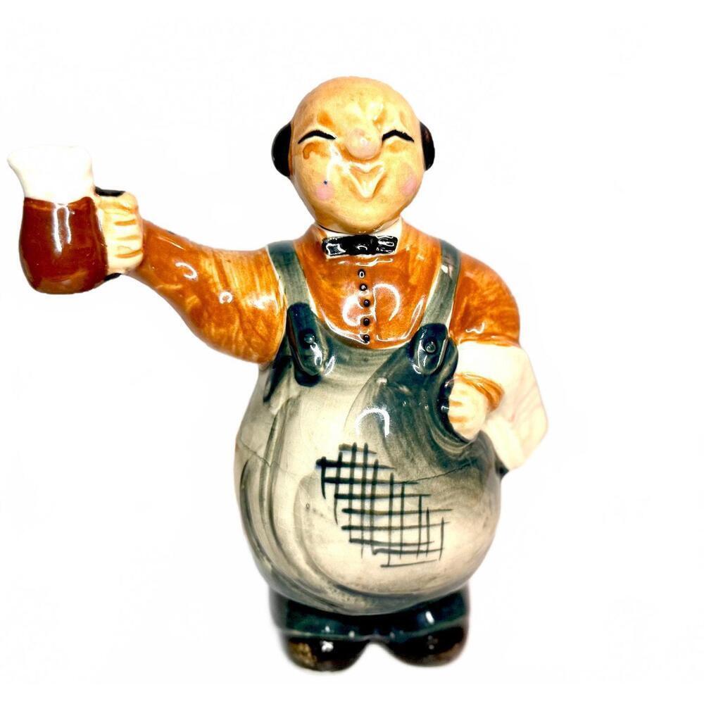 Vintage Shafford Pottery Ceramic Bartender Decanter with Stopper – Japan, 1960s